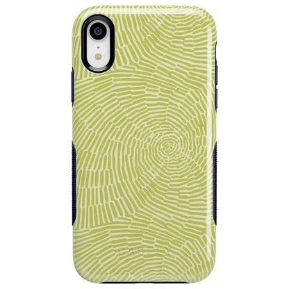 Swirl Away | Tea Green Geometric Case