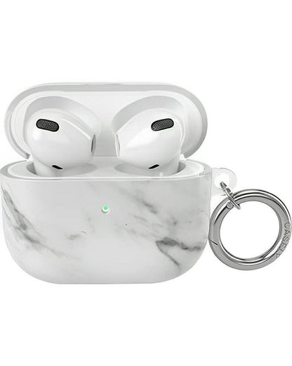 Take Me for Granite | White Marble AirPods Case