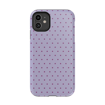 On the Dot | Purple & Plum Polka Dot Case