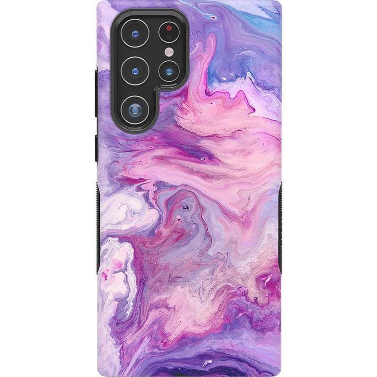 Tie Dying Over You | Purple Marble Samsung Case