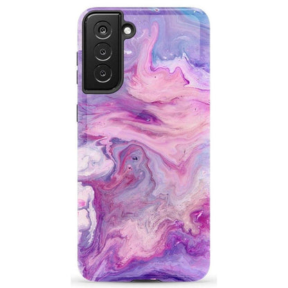Tie Dying Over You | Purple Marble Samsung Case