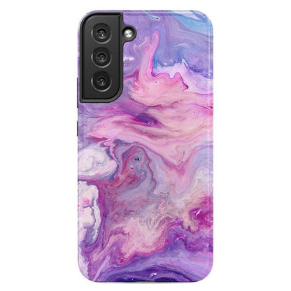 Tie Dying Over You | Purple Marble Samsung Case