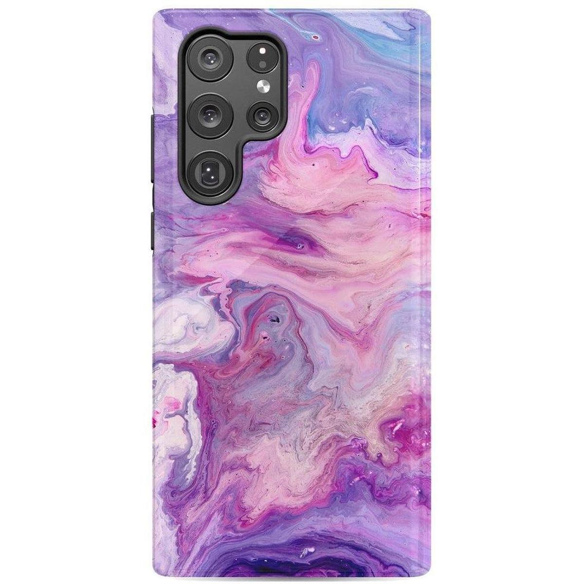 Tie Dying Over You | Purple Marble Samsung Case