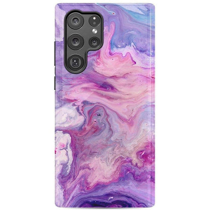 Tie Dying Over You | Purple Marble Samsung Case