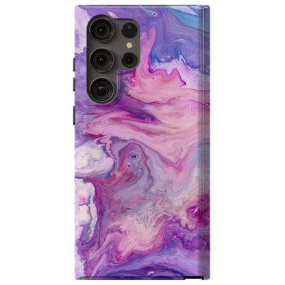 Tie Dying Over You | Purple Marble Samsung Case