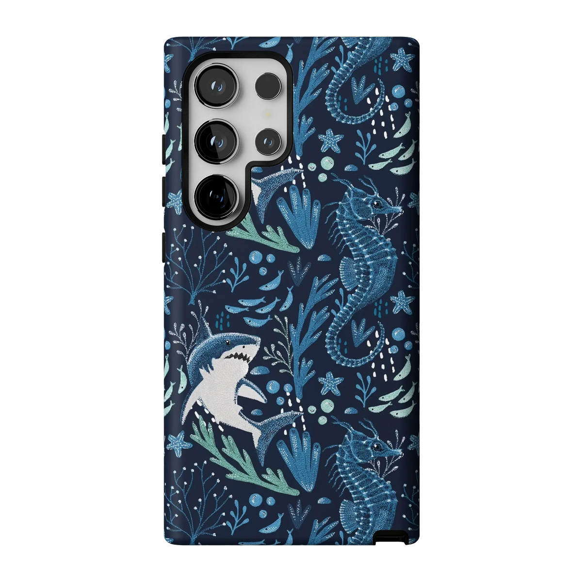 Midnight Reef | Shark Print Case
