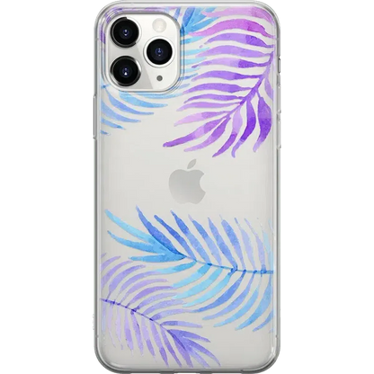 Tropical Blues | Palm Leaves Floral case