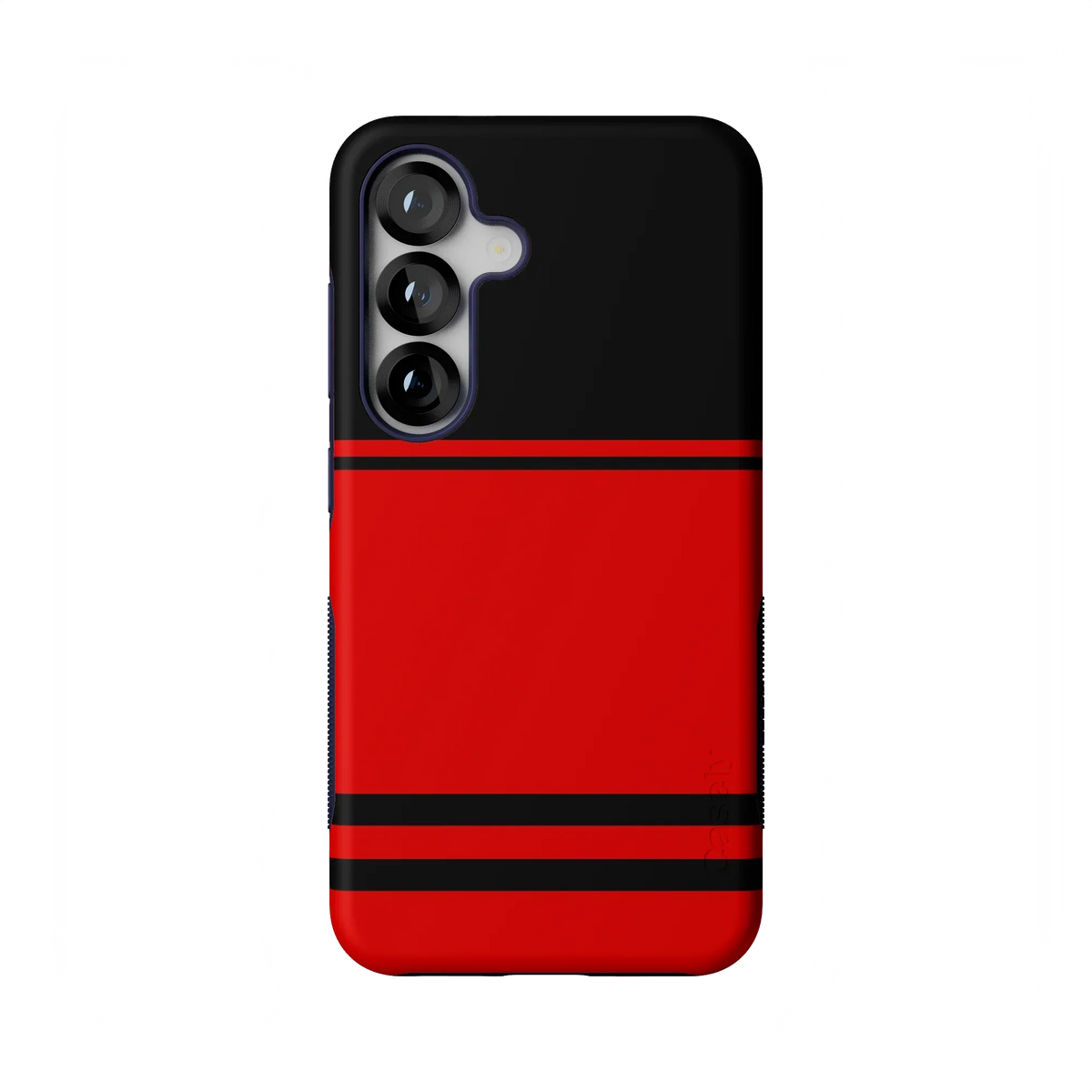 Storm Warning | Black & Red Stripes Case