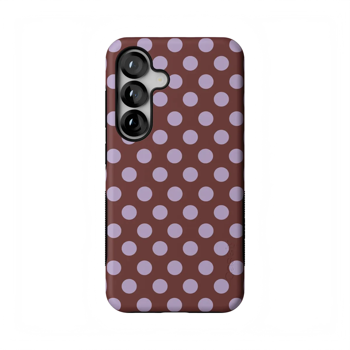 Spotted in SoHo | Burgundy Polka Dot Case