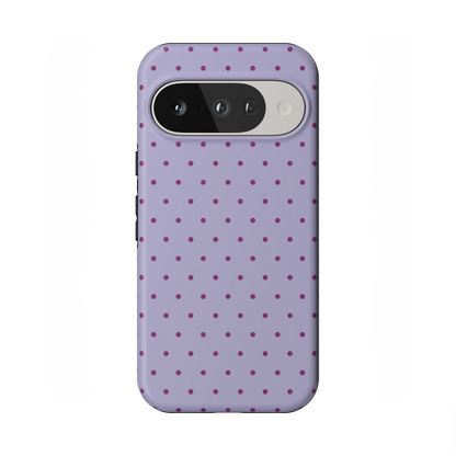 On the Dot | Purple & Plum Polka Dot Case