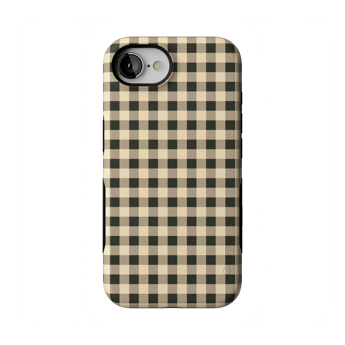 Cedar Lane | Black & Cream Gingham Case