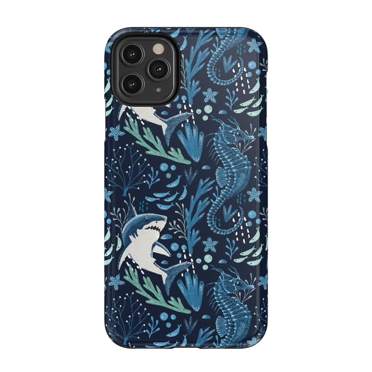 Midnight Reef | Shark Print Case