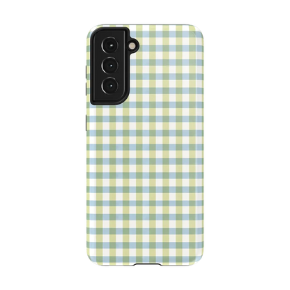 Pastel Picnic | Blue & Green Gingham Case