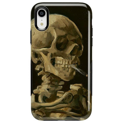 Van Gogh | Head of a Skeleton with a Burning Cigarette Phone Case