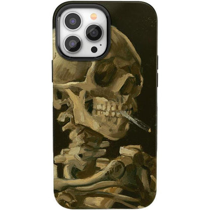 Van Gogh | Head of a Skeleton with a Burning Cigarette Phone Case