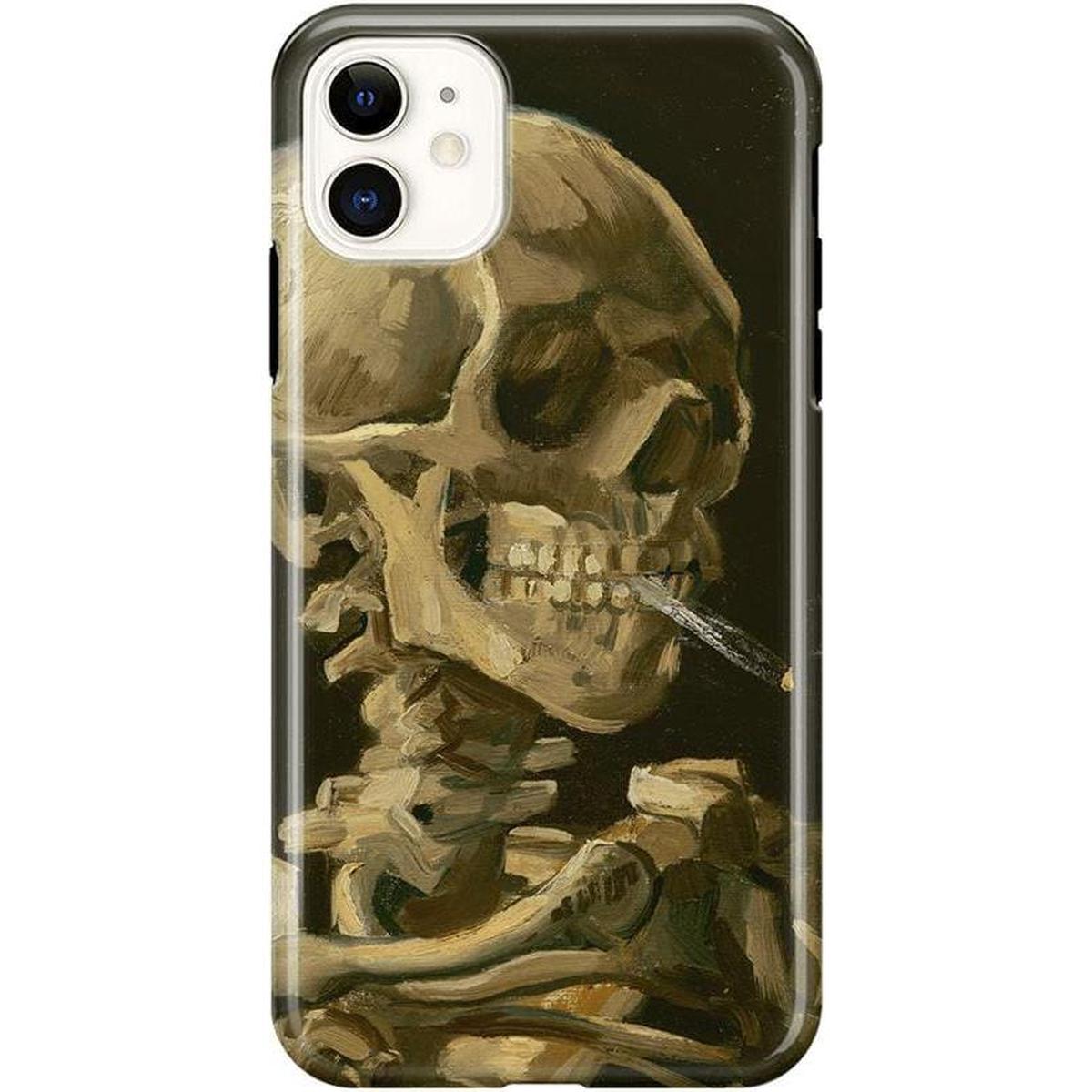Van Gogh | Head of a Skeleton with a Burning Cigarette Phone Case