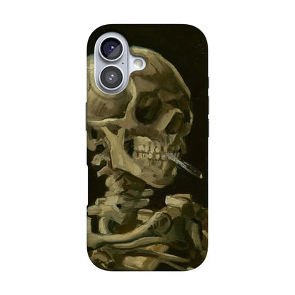 Van Gogh | Head of a Skeleton with a Burning Cigarette Phone Case