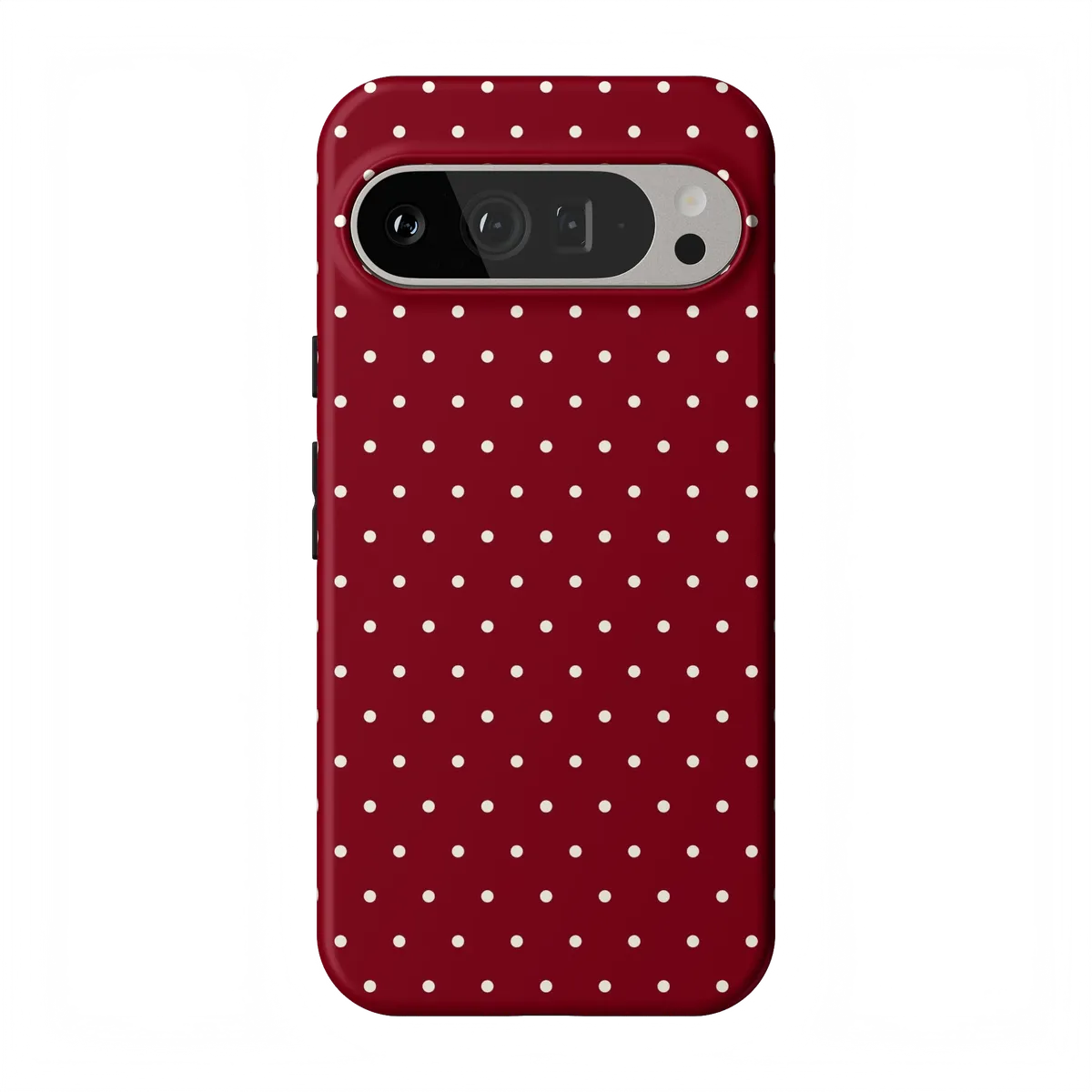 On the Dot | Maroon Polka Dot Case