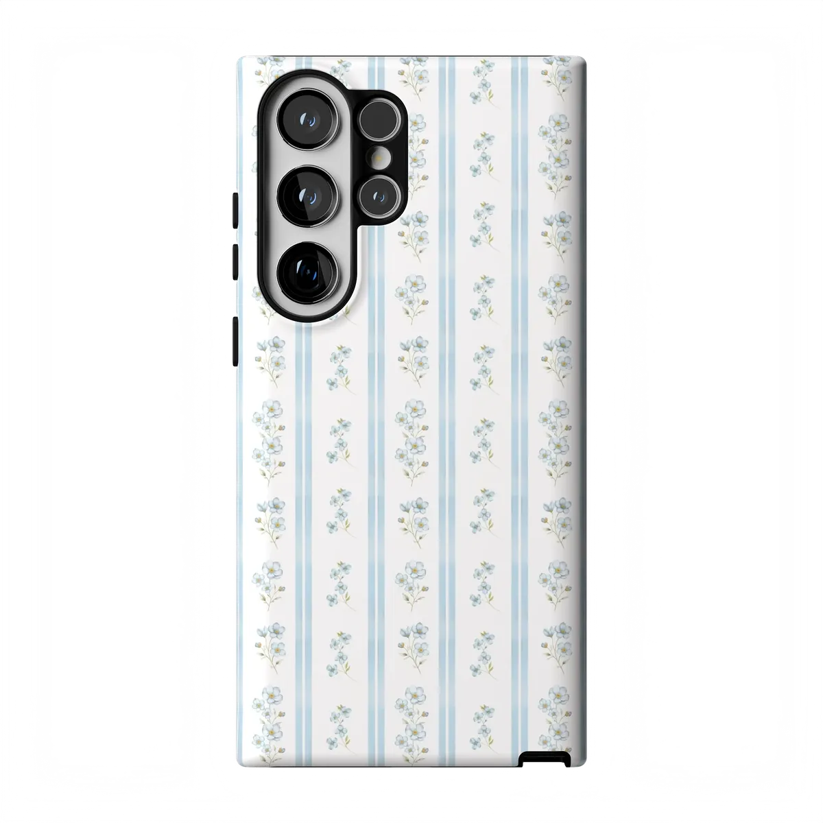Cottage Stripe | Blue Floral Case
