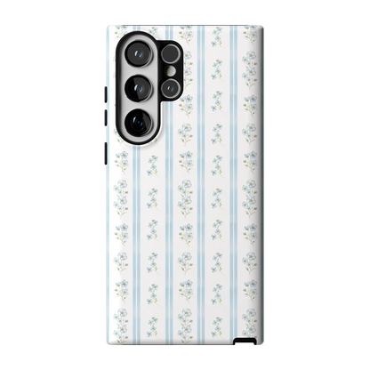 Cottage Stripe | Blue Floral Case
