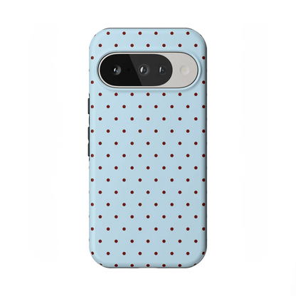 On the Dot | Blue Polka Dot Case