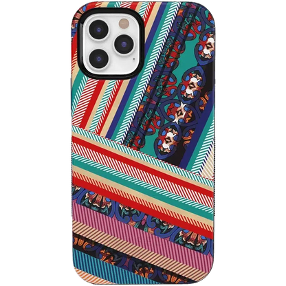 Wearing Layers | Layered Patchwork iPhone Case