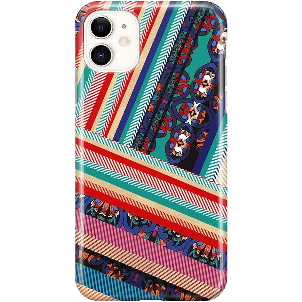 Wearing Layers | Layered Patchwork iPhone Case