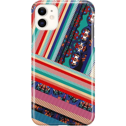 Wearing Layers | Layered Patchwork iPhone Case