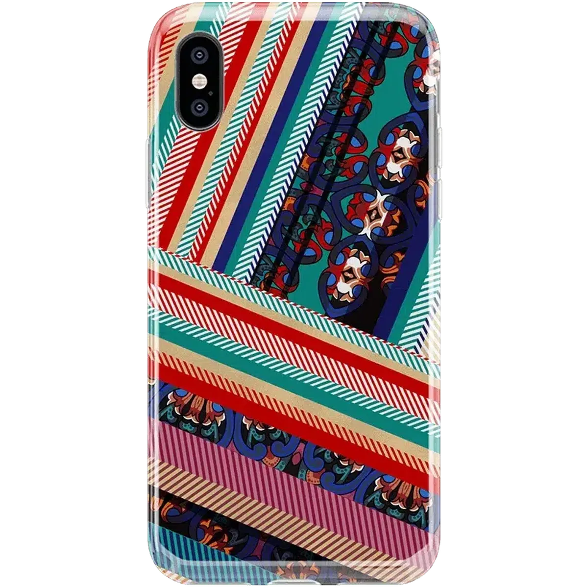 Wearing Layers | Layered Patchwork iPhone Case