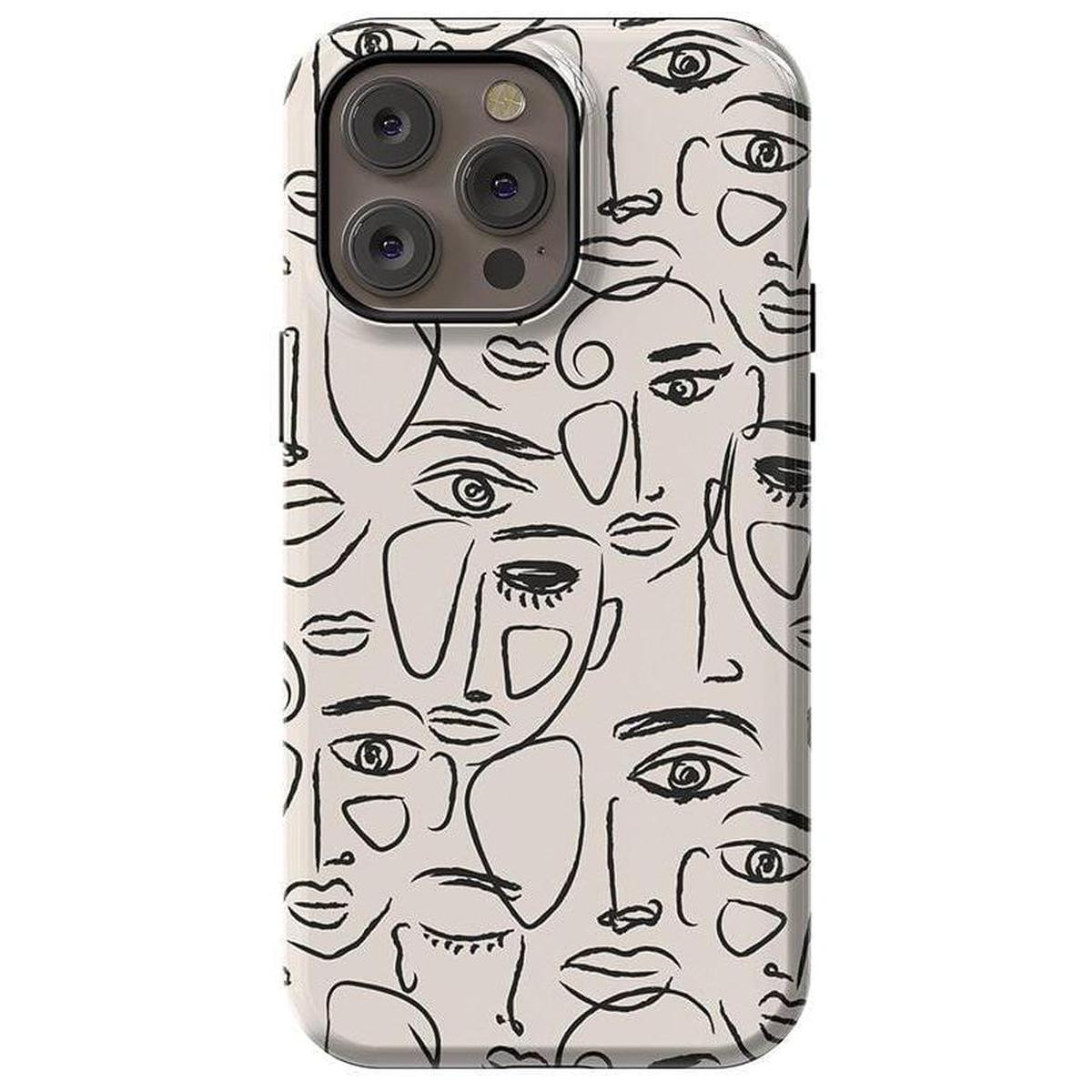 We're All Human | Minimal Face Art Case