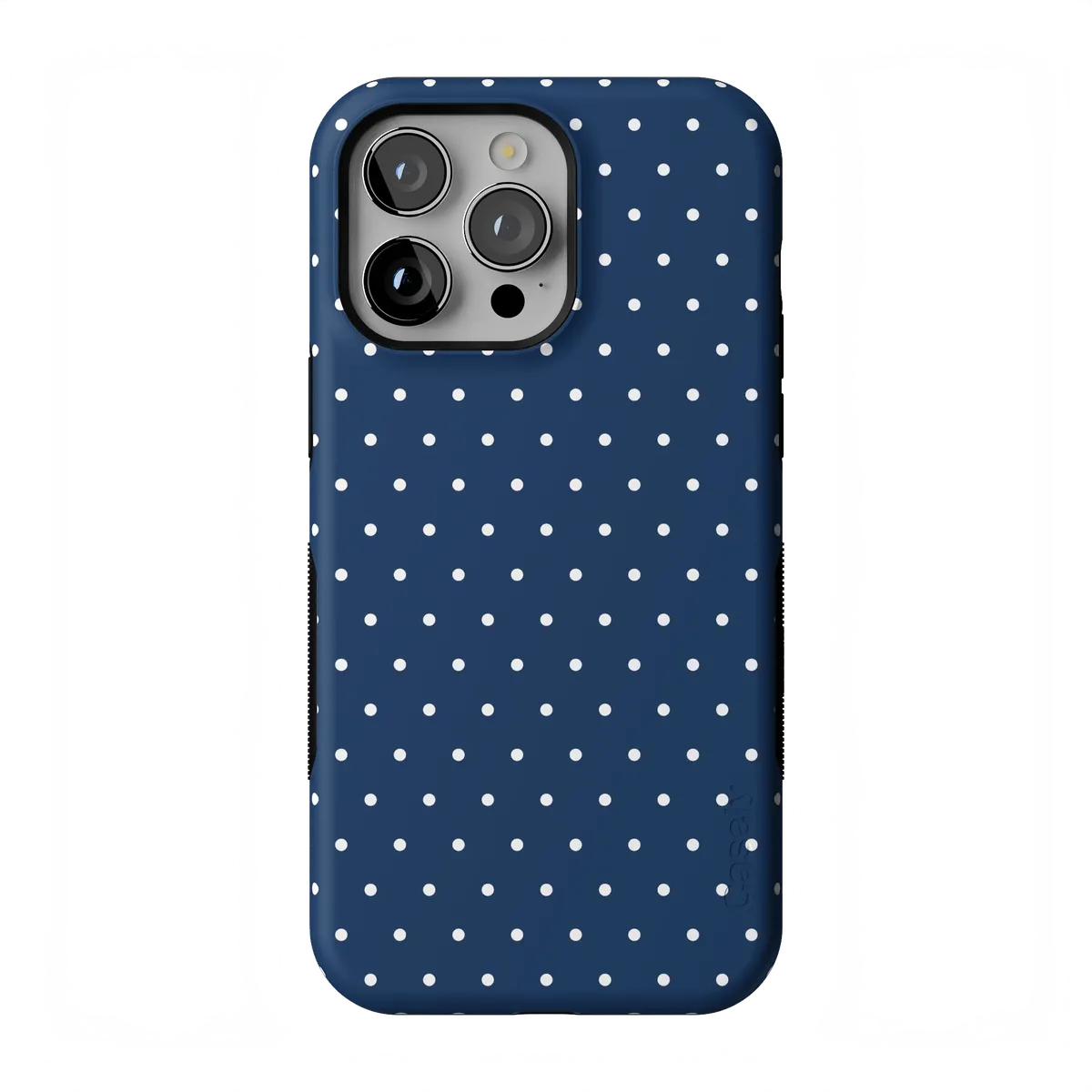 On the Dot | Navy Polka Dot Case