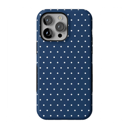 On the Dot | Navy Polka Dot Case