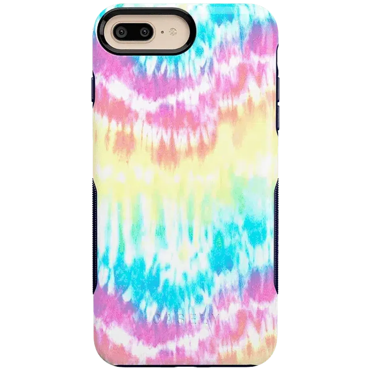 Wild & Free | Classic Rainbow Tie Dye iPhone Case
