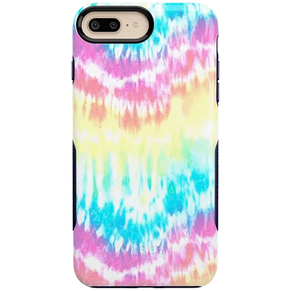 Wild & Free | Classic Rainbow Tie Dye iPhone Case