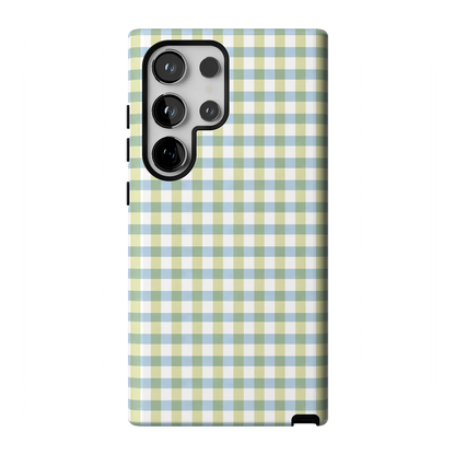 Pastel Picnic | Blue & Green Gingham Case