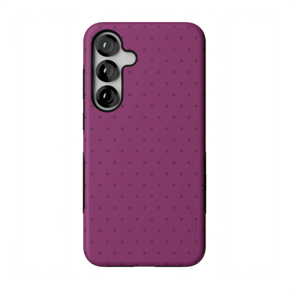On the Dot | Plum Polka Dot Case