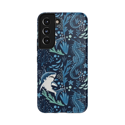 Midnight Reef | Shark Print Case