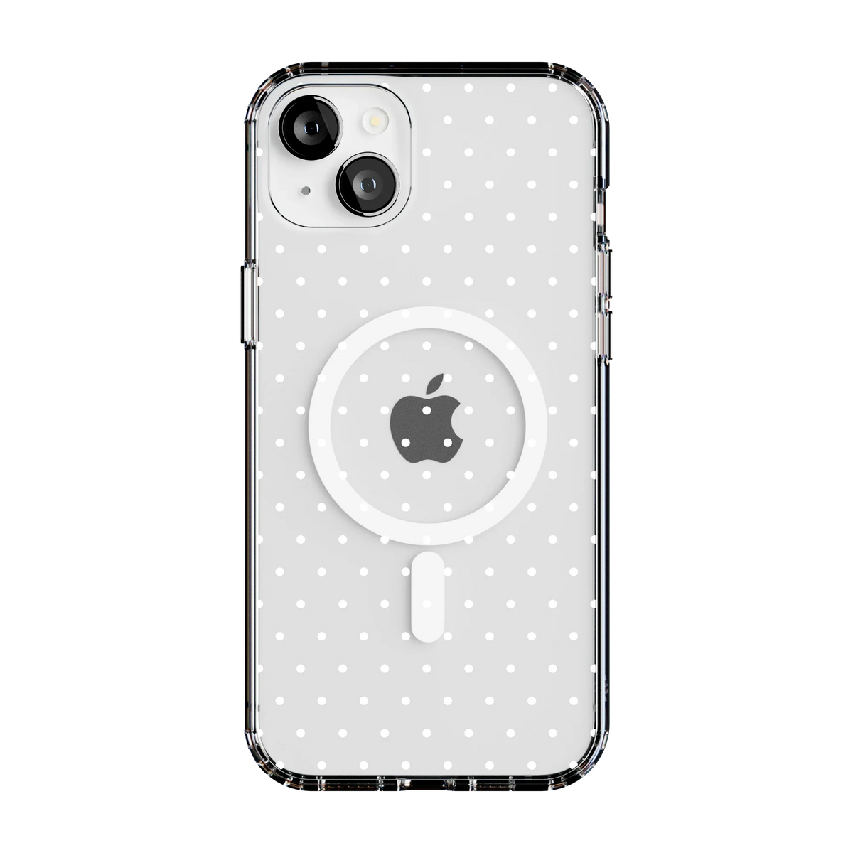 On the Dot | White Polka Dot Case