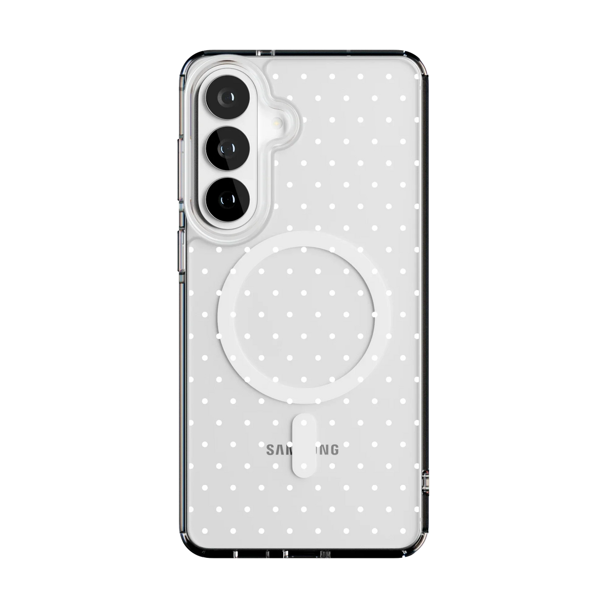 On the Dot | White Polka Dot Case