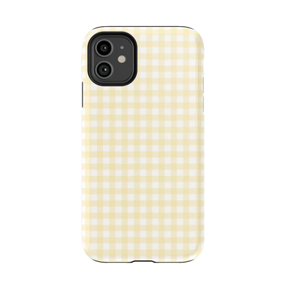 Pastel Picnic | Yellow Gingham Case