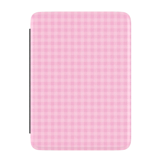 Sweet Jam | Light Pink Gingham Kindle Case