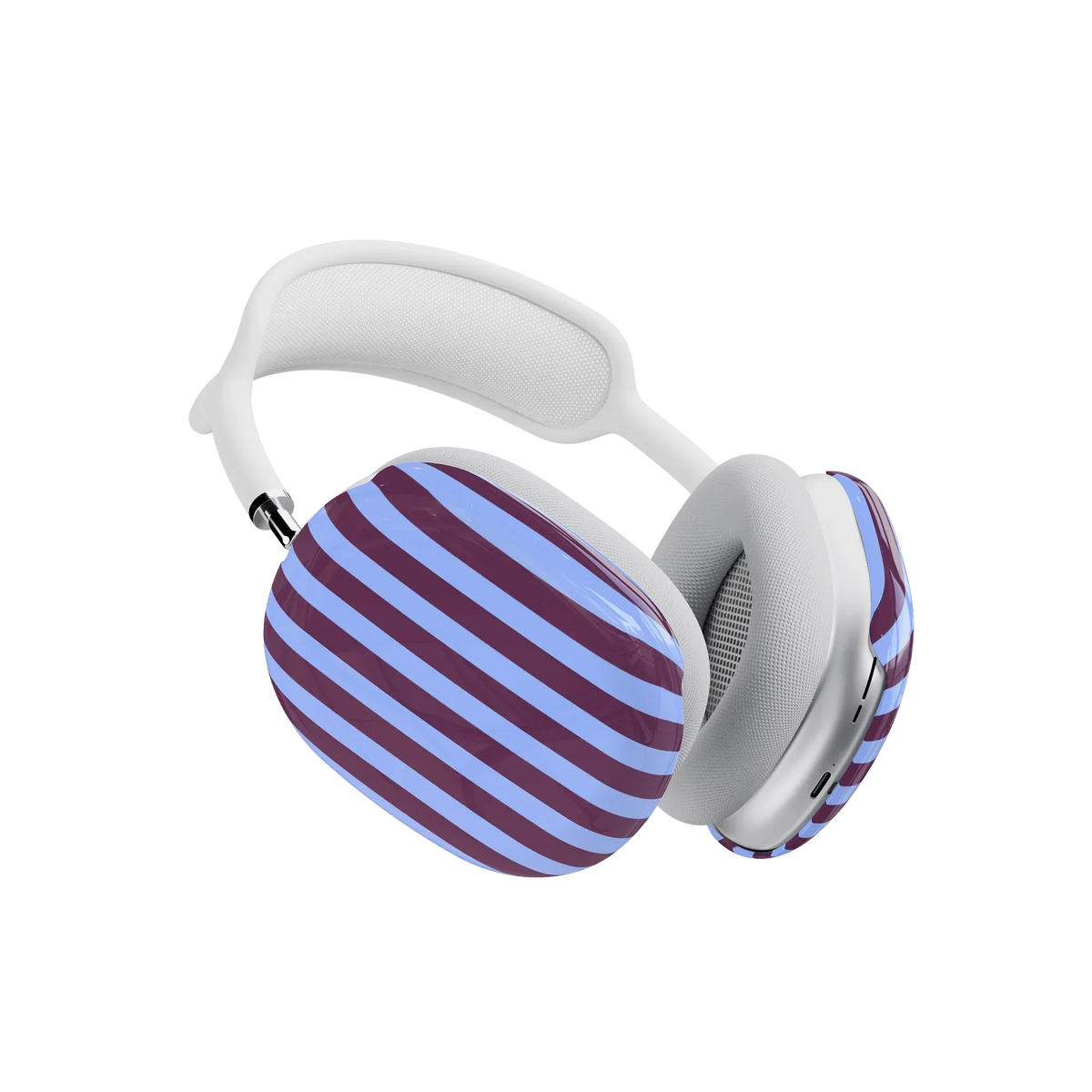 Perfect Stripes | Purple & Blue Stripes AirPods Max Case